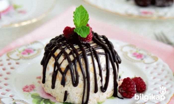 Damla Çikolatalı Parfe Tarifi  Tarifler Yaş Pasta Tarifleri