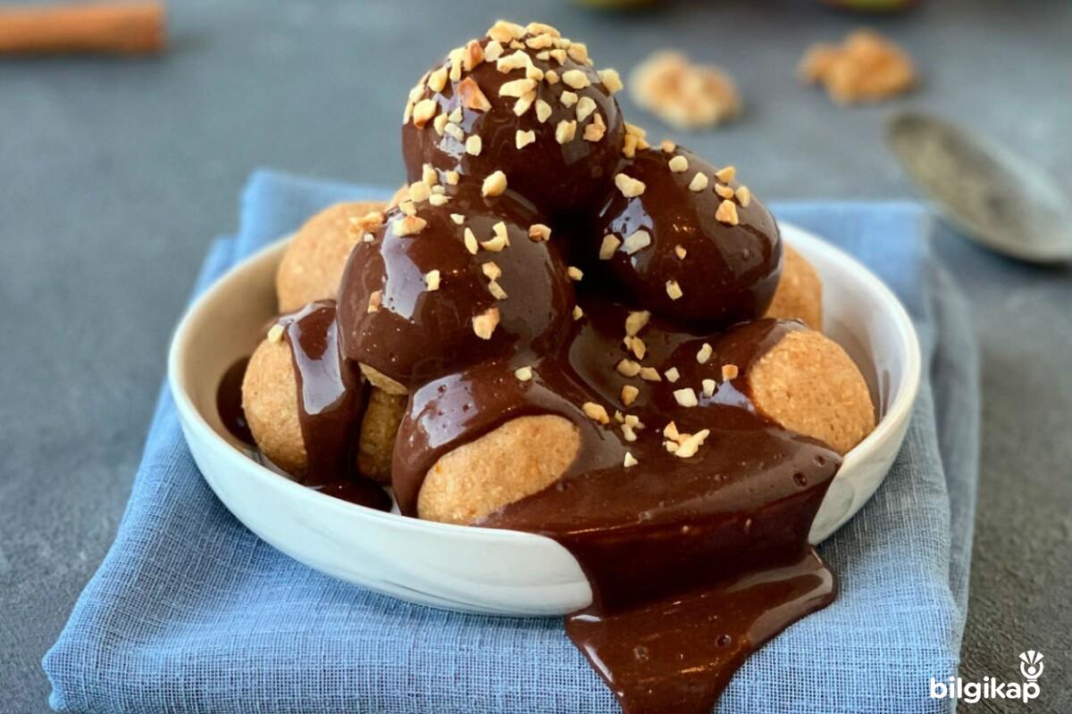 Elmalı Kolay Profiterol Tarifler Yaş Pasta Tarifleri