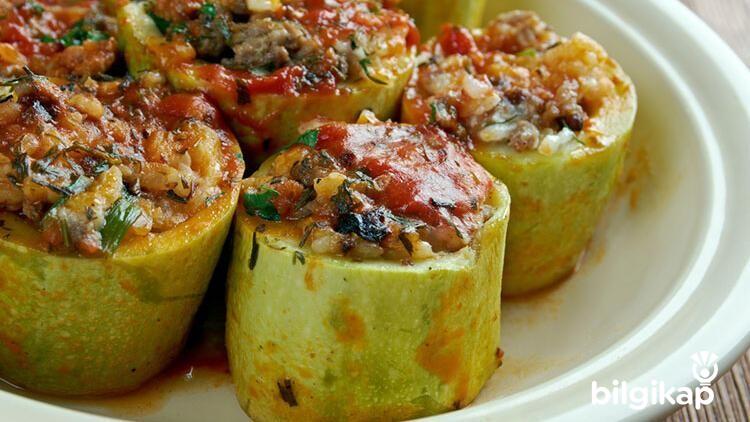 Etli Kabak Dolması  Bakliyat Yemekleri Et Yemekleri Tarifler