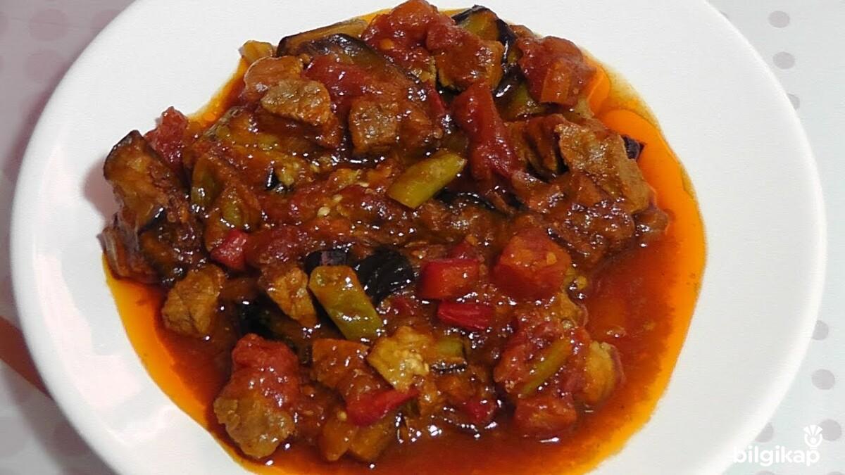 Etli Patlıcan Tavası  Et Yemekleri Tarifler