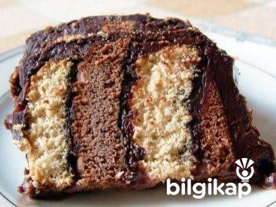 İki Renkli Yaş Pasta  Tarifler Yaş Pasta Tarifleri