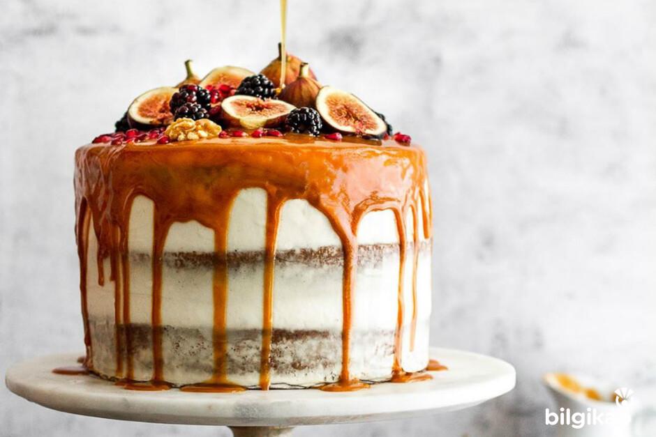 Karamelli Pasta  Tarifler Yaş Pasta Tarifleri