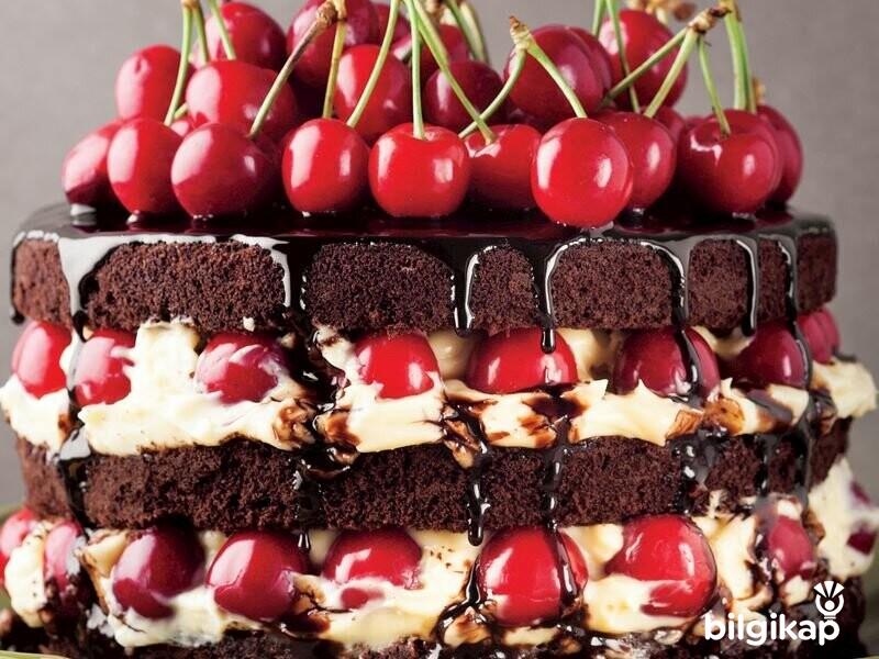 Kirazlı Pasta Tarifler Yaş Pasta Tarifleri