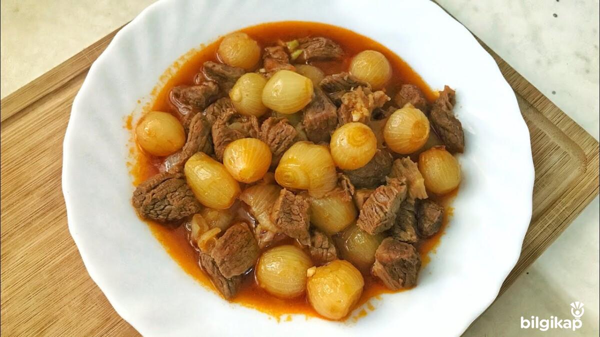 Kuzu Etli Soğan Yahnisi  Et Yemekleri Köfte Tarifleri Tarifler