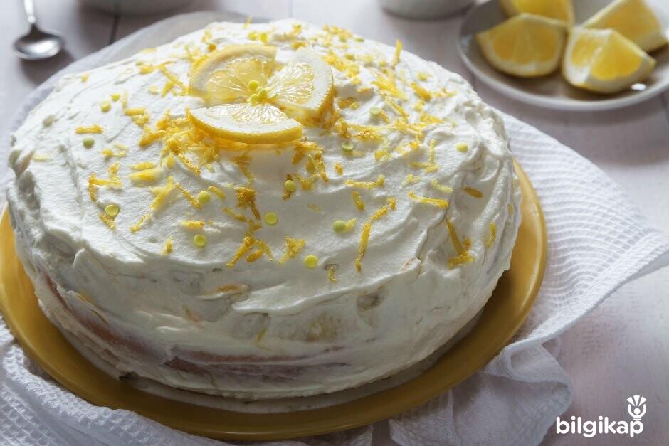 Limonlu Pasta  Tarifler Yaş Pasta Tarifleri