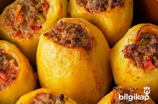 Etli Patates Dolması  Et Yemekleri Kebap Tarifleri Tarifler
