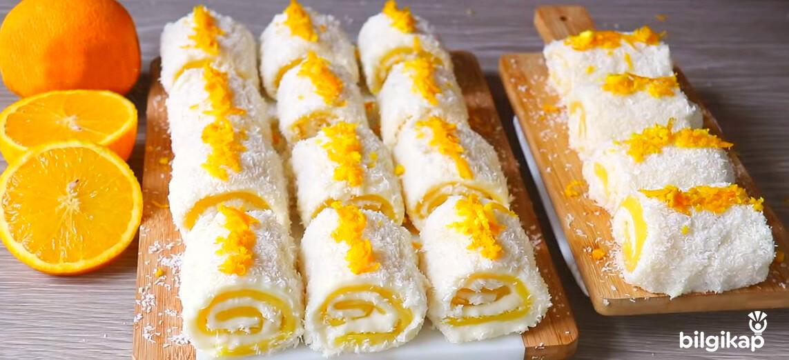 Portakallı Pasta  Tarifler Yaş Pasta Tarifleri