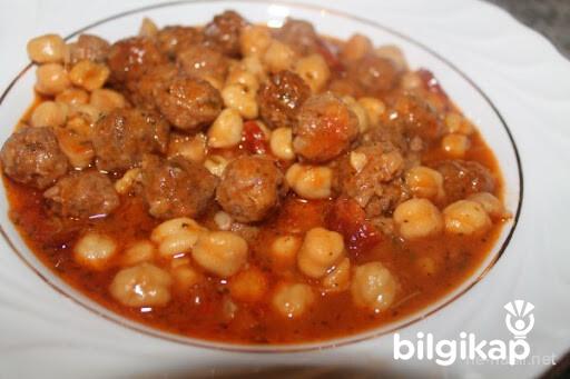 Nohutlu Tepsi Köftesi  Bakliyat Yemekleri Et Yemekleri Köfte Tarifleri Tarifler