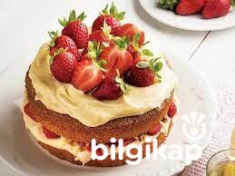 Çilekli Yaş Pasta Tarifler Yaş Pasta Tarifleri